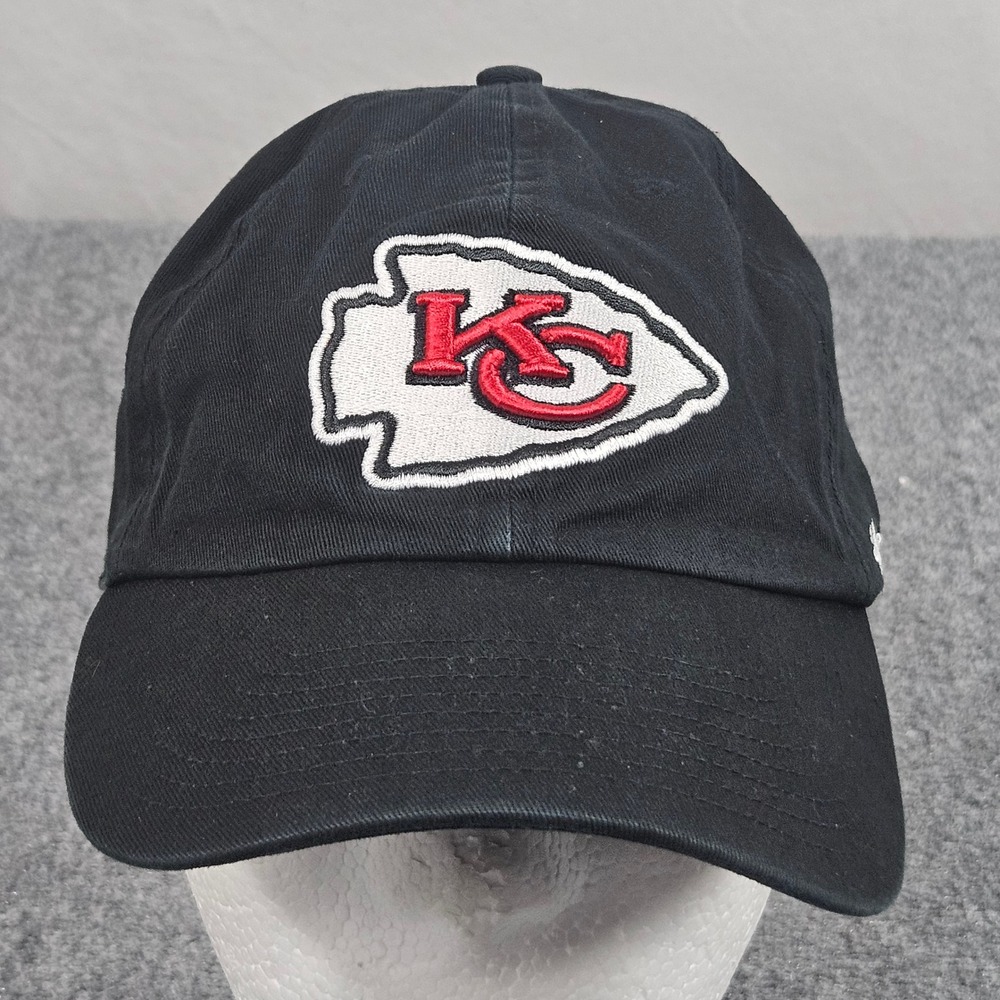 Kansas City Chiefs Hat Black‎ 47 Brand Strapback Embroidered Logo Cap Fangear